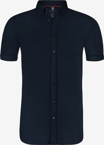 DESOTO Slim fit Button Up Shirt in Blue: front