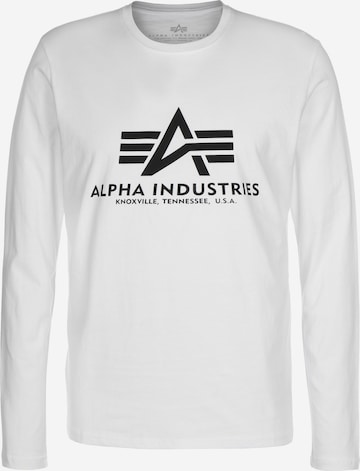 ALPHA INDUSTRIES Regular Fit Shirt in Weiß