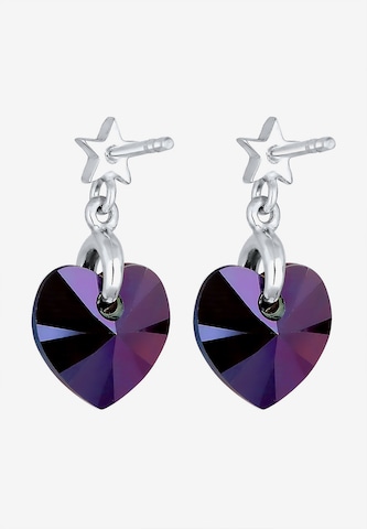 ELLI Earrings 'Herz' in Purple