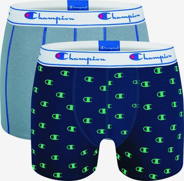 Champion Authentic Athletic Apparel Boxershorts 'Champion' in Blauw: voorkant