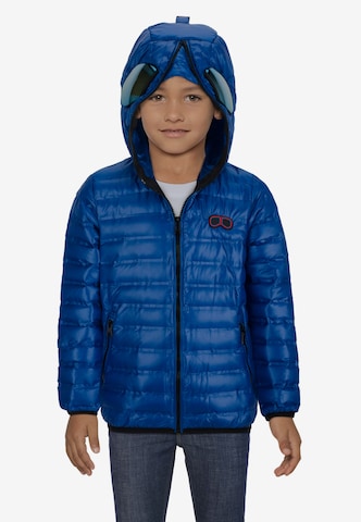 CIPO & BAXX Between-Season Jacket in Blue: front