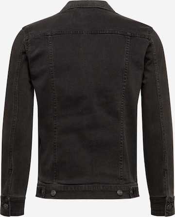 Denim Project Regular Fit Jeansjacke in Schwarz