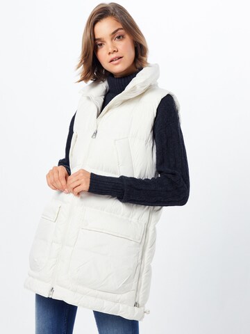 Marc O'Polo Bodywarmer in Wit: voorkant