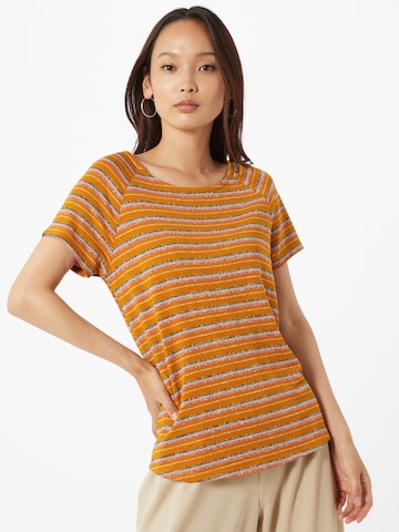 NÜMPH Shirt 'Nubunty' in Oranje: voorkant
