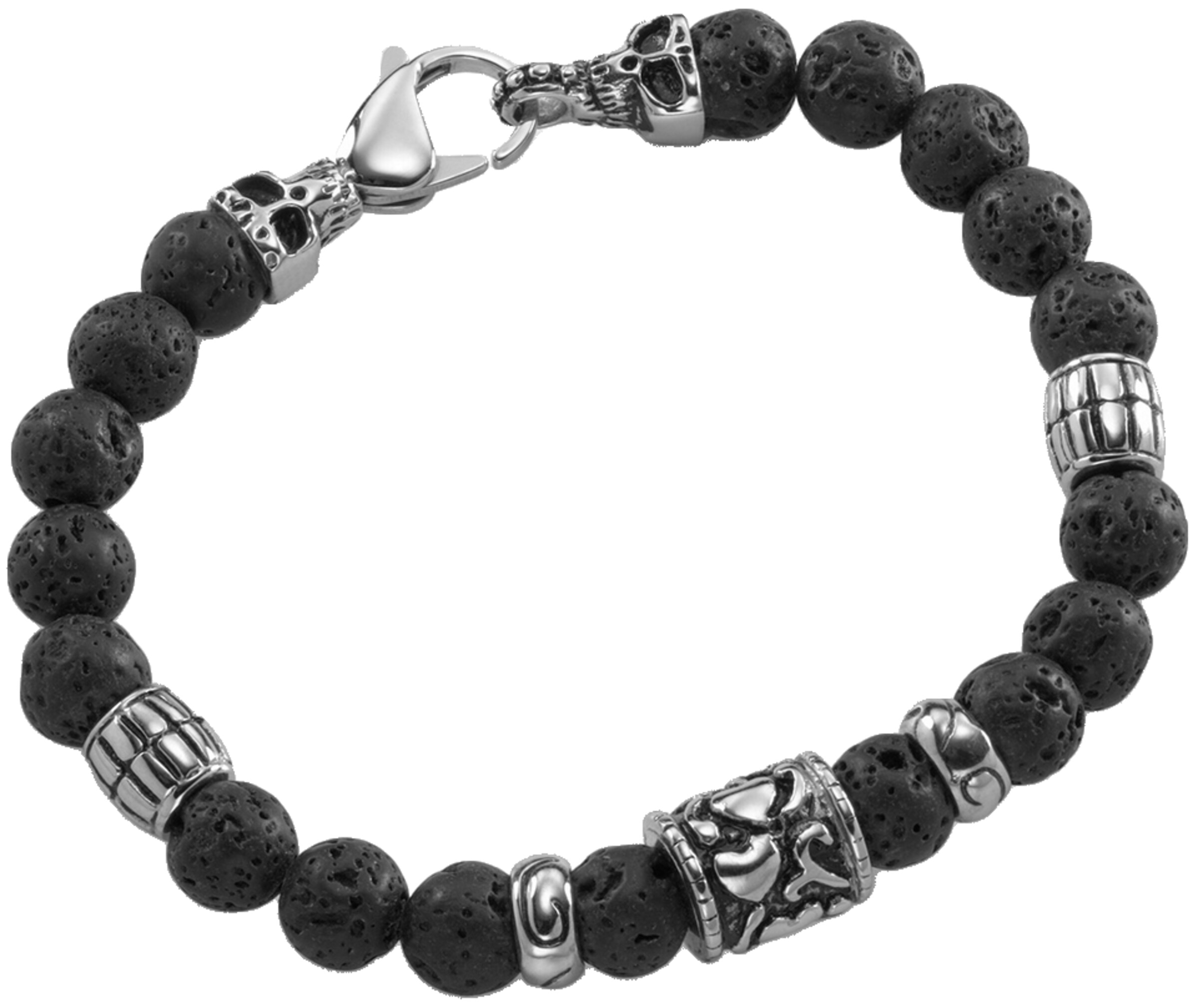 FIRETTI Armband in Schwarz: Vorderseite