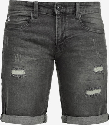 INDICODE JEANS Regular Jeansshorts 'Hallow' in Grau: predná strana