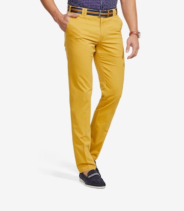 Meyer Hosen Regular Chino Pants 'Oslo' in Yellow: front