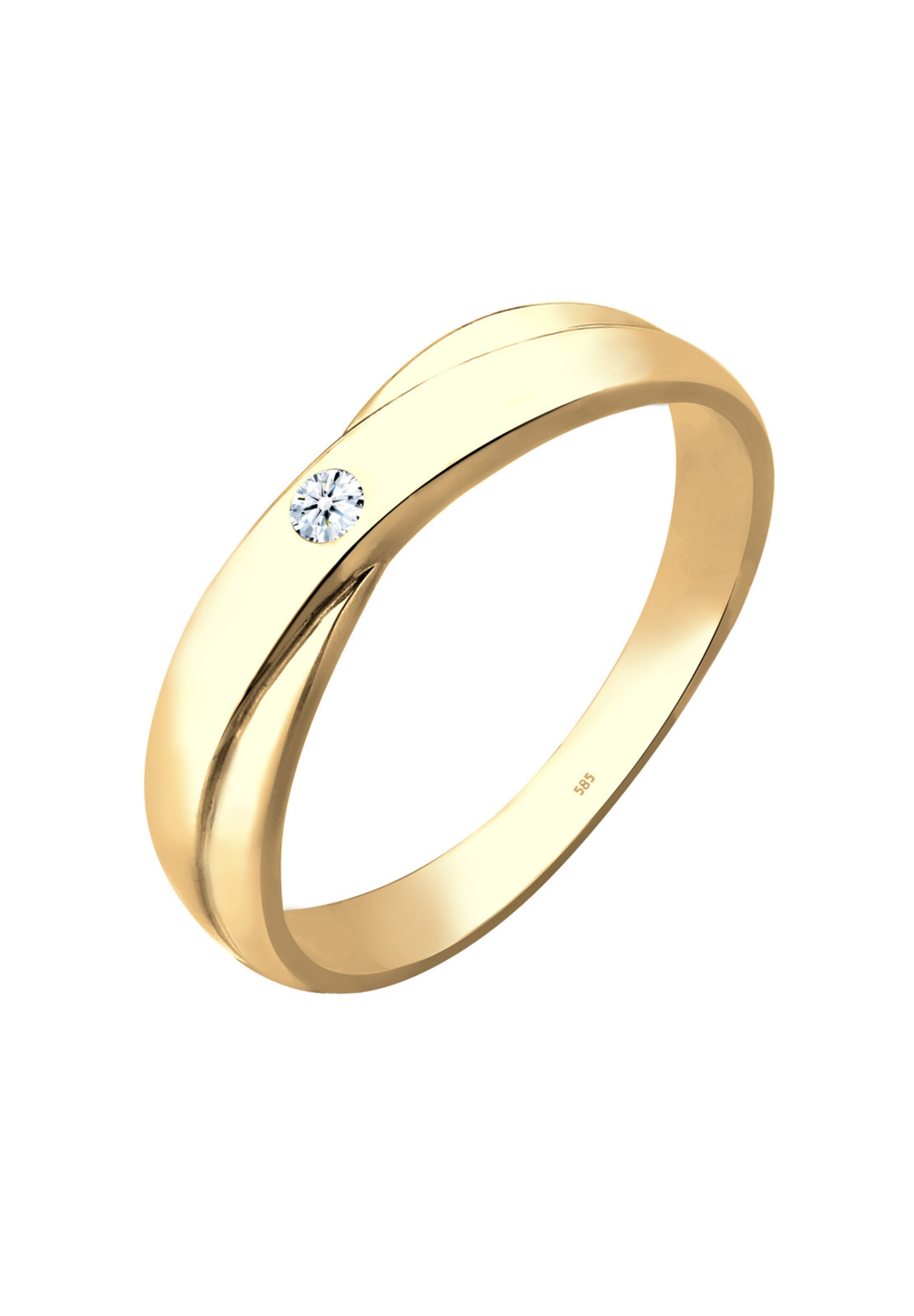 Elli DIAMONDS Ring in Gold: Vorderseite