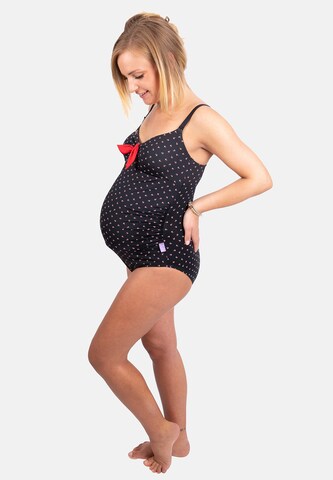 Bustieră Costum de baie întreg 'Antonie' de la petit amour pe negru