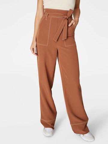 LeGer by Lena Gercke Wide leg Broek 'Clarissa' in Bruin: voorkant