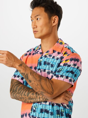 Coupe regular Chemise 'Benjamin Shirt' Redefined Rebel en mélange de couleurs
