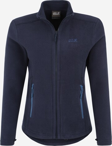 JACK WOLFSKIN Fleecejacke 'Moonrise' in Blau: predná strana