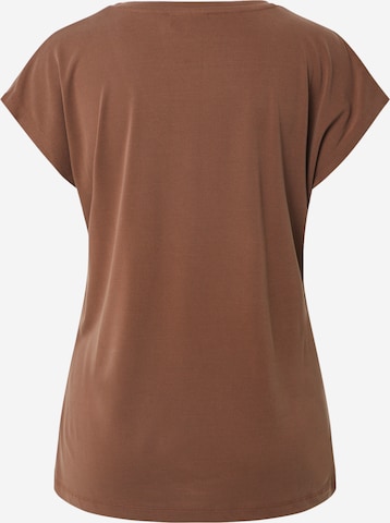 Kaffe T-Shirt 'Alise' in Braun