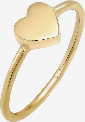 ELLI Ring 'Herz' in Gold: front