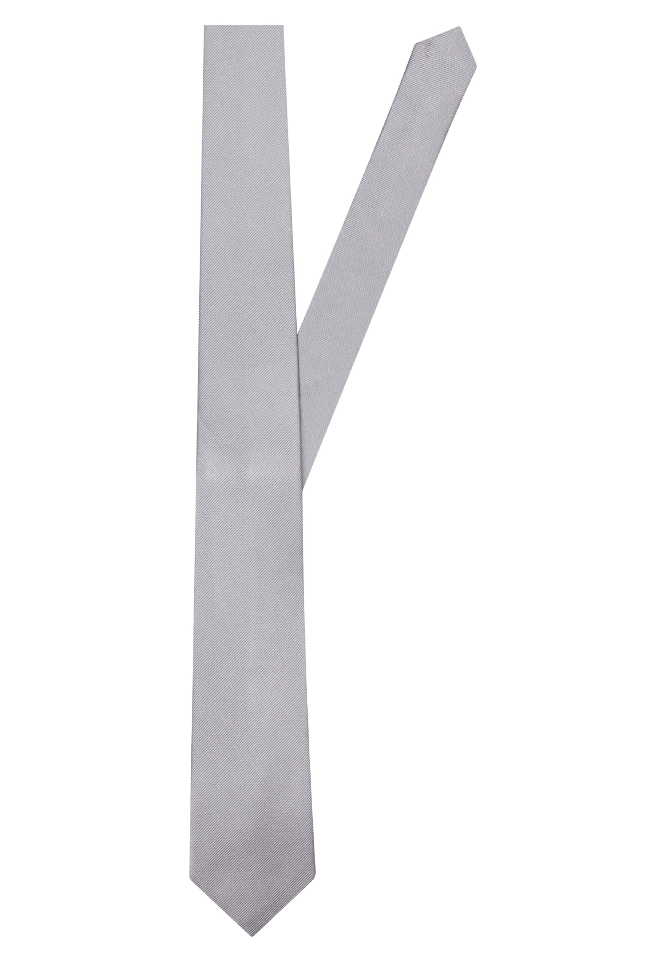 SEIDENSTICKER Tie 'Schwarze Rose' in Silver