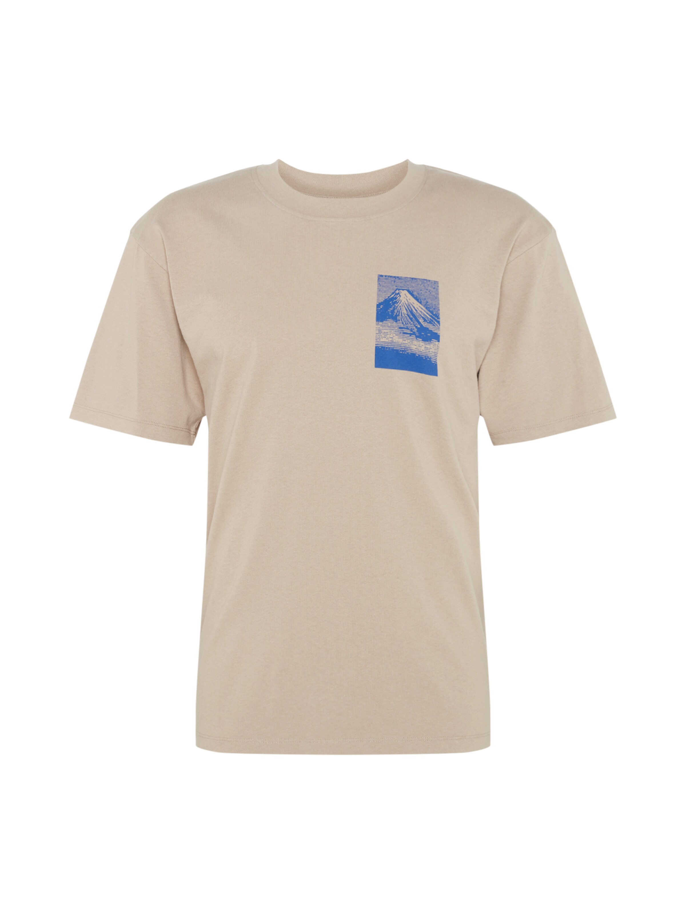 EDWIN - Shirt 'From MT Fuji TS' in de kleur Beige
