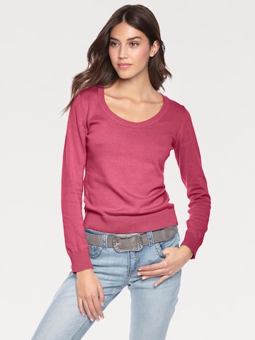 heine - Pullover em rosa: frente