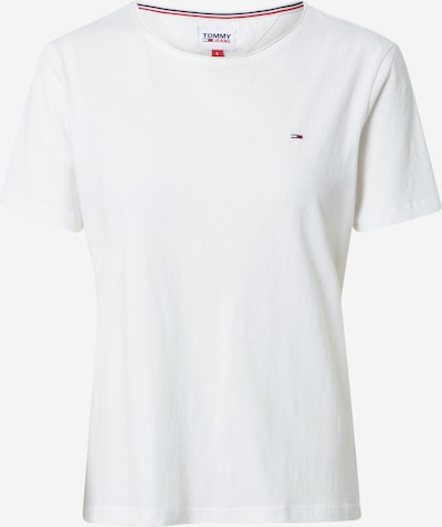 Tommy Jeans T-shirt en blanc, Vue avec produit