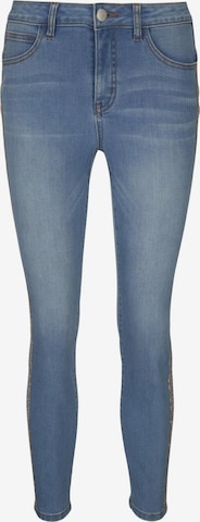 heine Skinny Jeans 'Aleria' in Blauw: voorkant