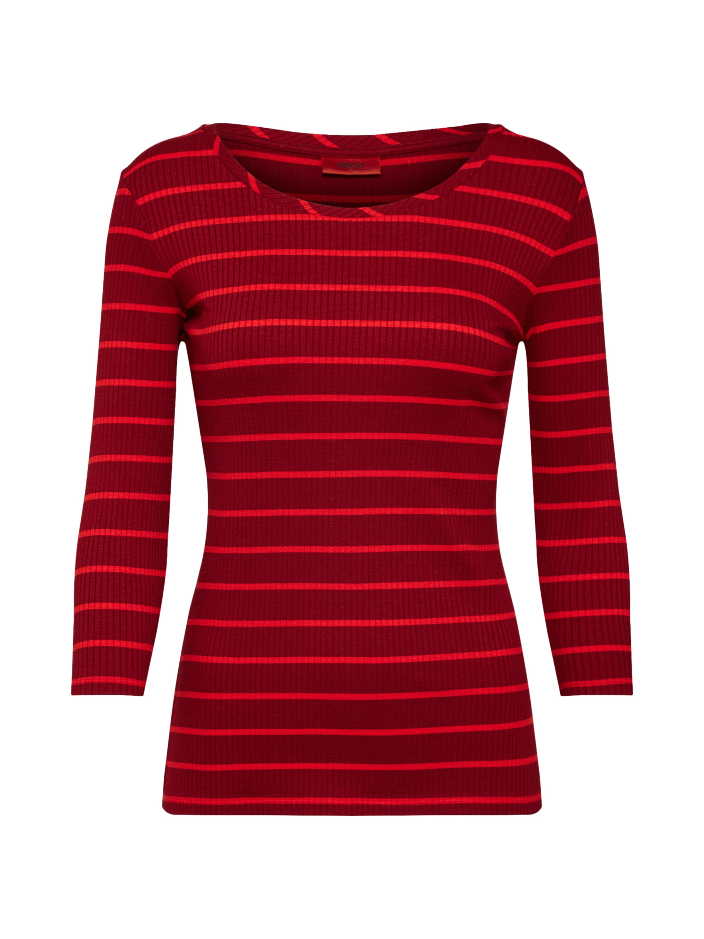 HUGO - Shirt 'Dicara' in de kleur Rood