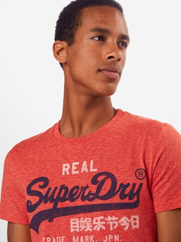 raudona Superdry Standartinis modelis Marškinėliai