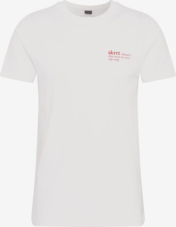 Mister Tee - Camiseta 'That Noise' en blanco: frente