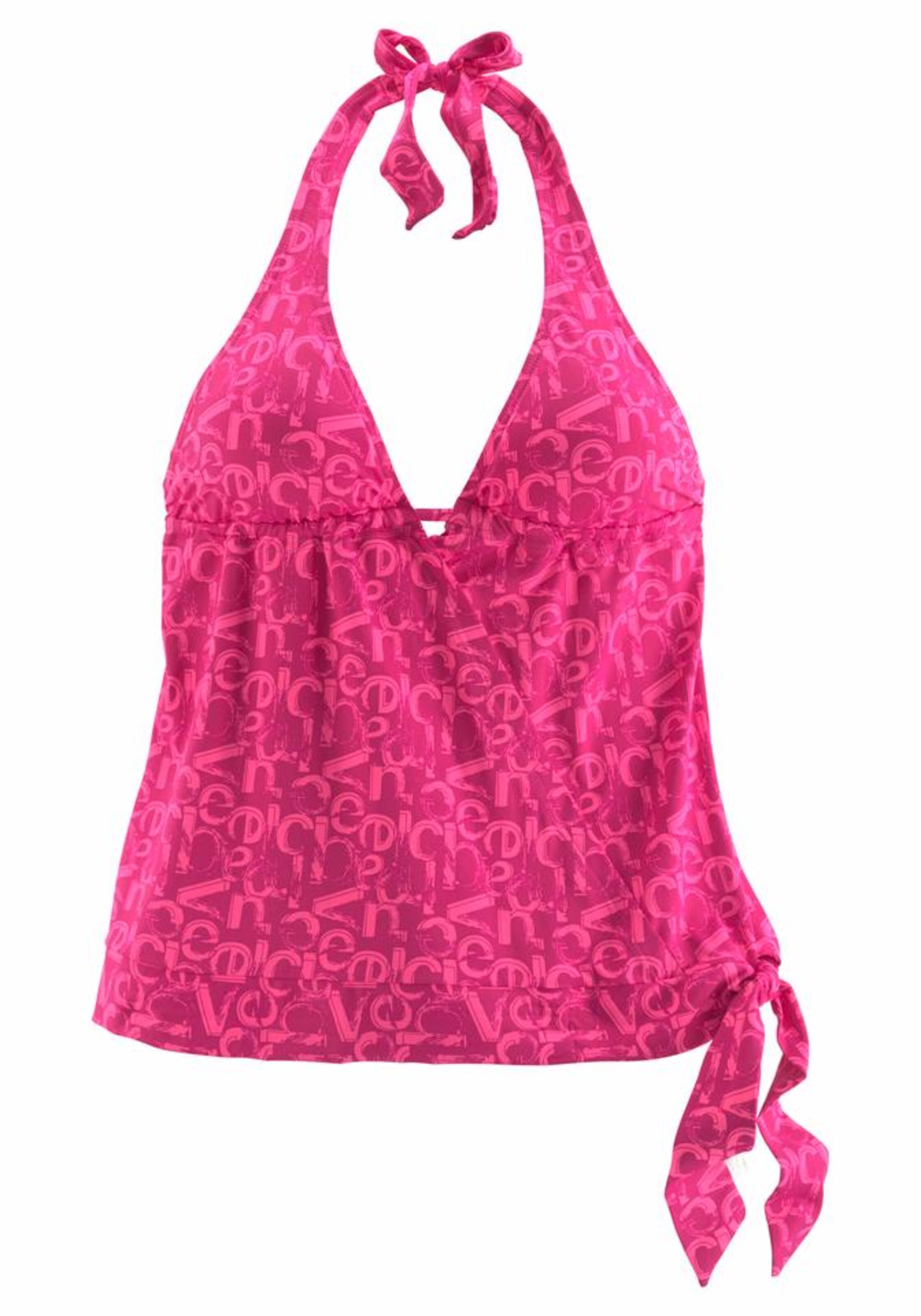 VENICE BEACH - Tankinitop in de kleur Donkerroze