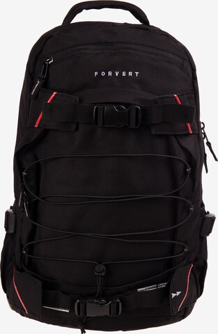 Forvert Backpack 'Study Louis' in Black: front