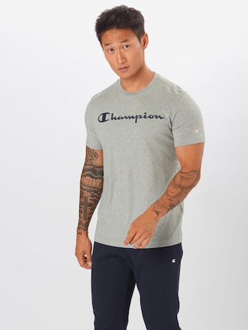 Coupe regular T-Shirt Champion Authentic Athletic Apparel en gris : devant