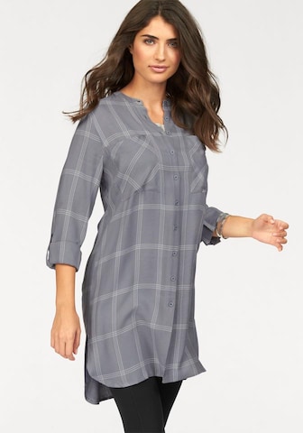 BOYSEN'S Blouse in Grey: front