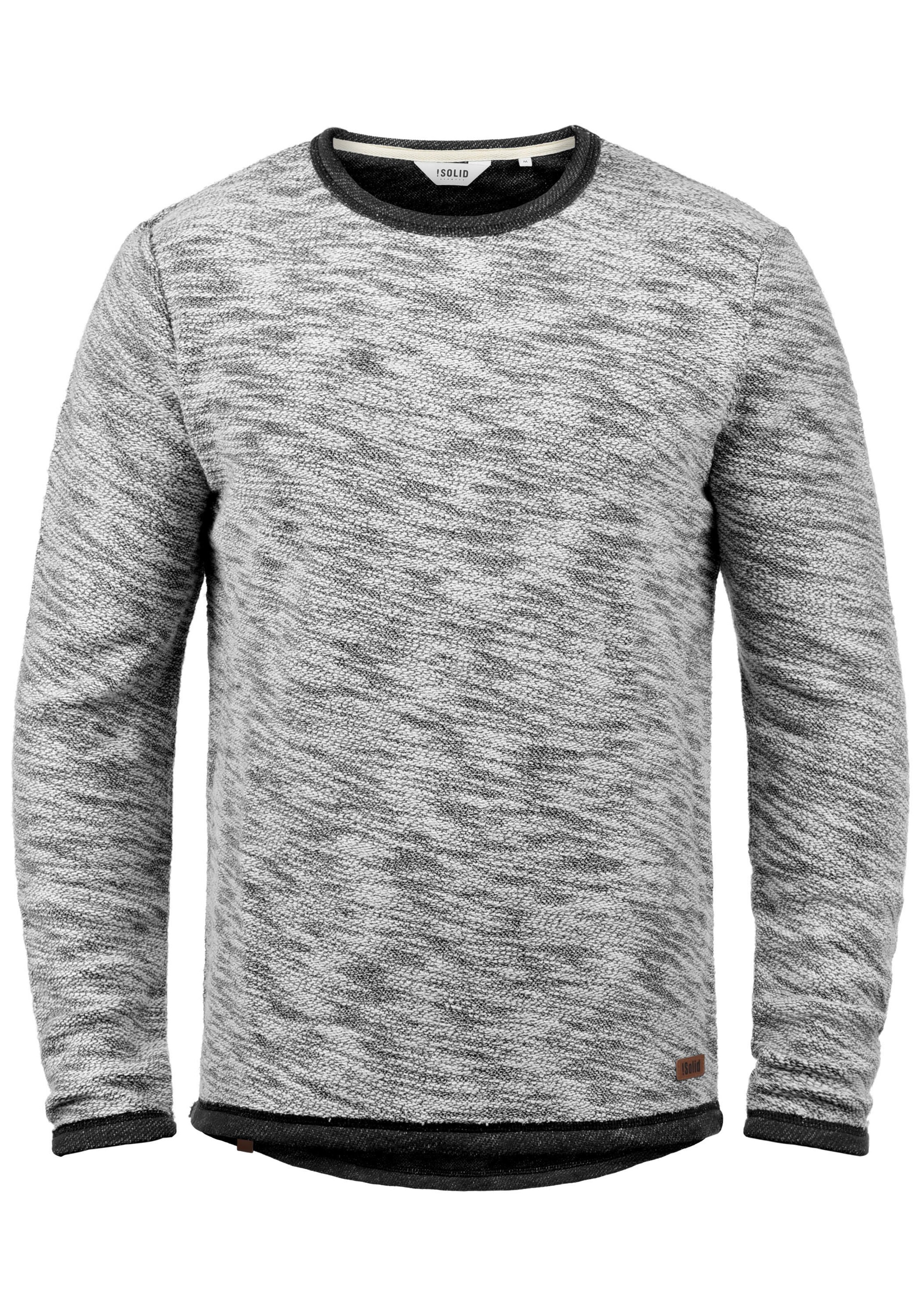 !Solid - Sweatshirt 'SDFlocks' em cinzento: frente