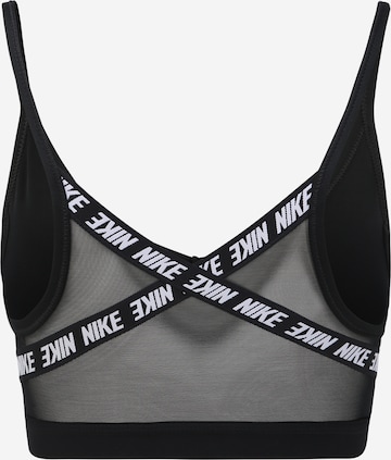 NIKE Bustier Športni nederček | črna barva