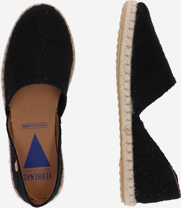 VERBENAS Espadryle 'CALPE CARMEN' w kolorze czarny: bok