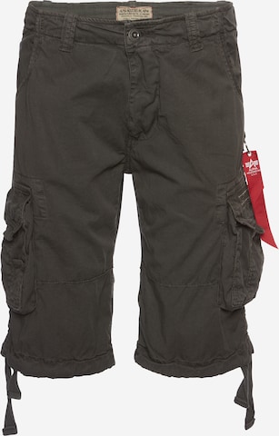 ALPHA INDUSTRIES Cargo trousers 'Jet' in Grey: front