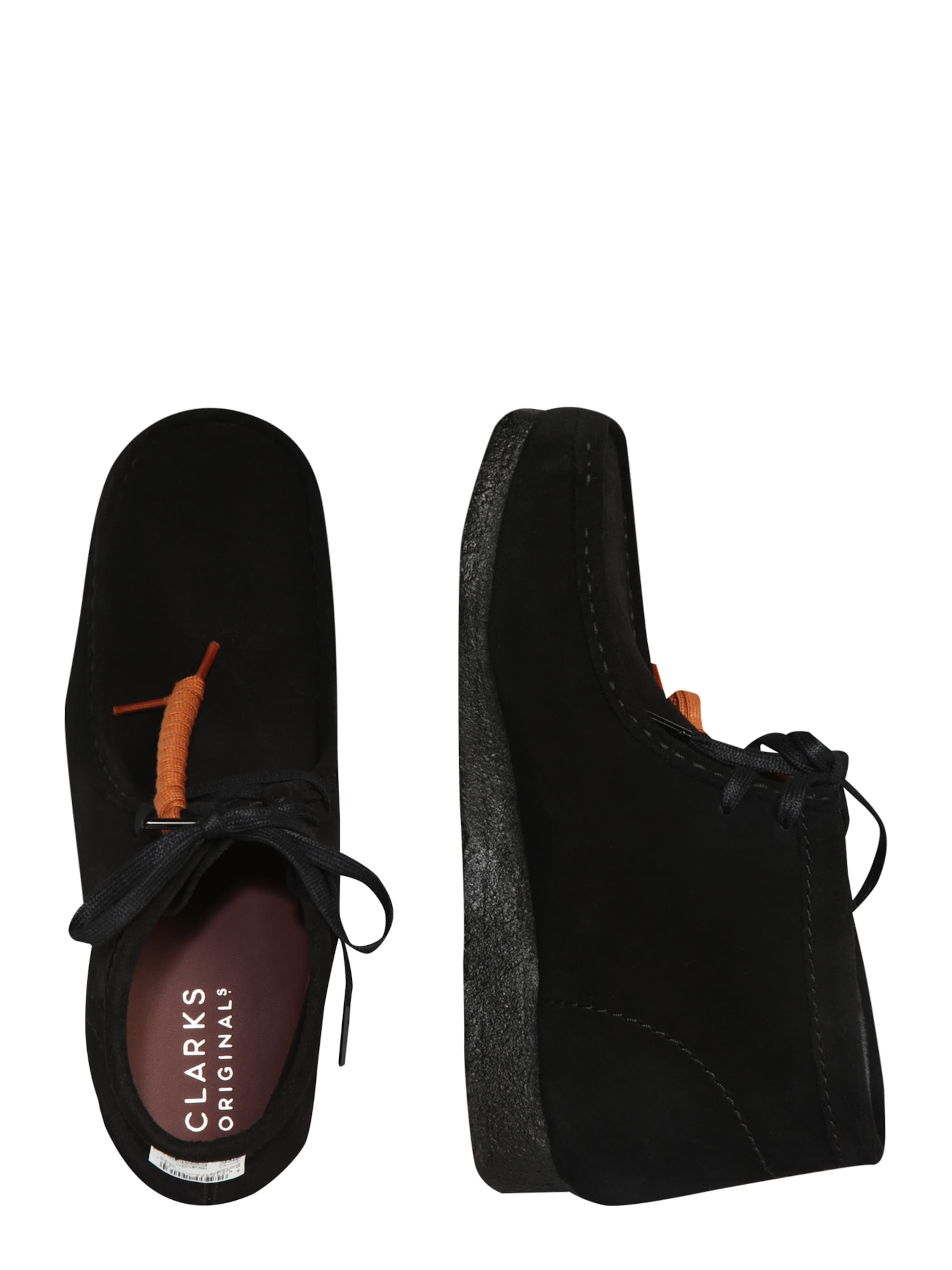 Clarks Originals Chukka Boots 'Wallabee' in Black