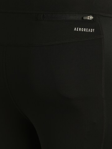 ADIDAS SPORTSWEAR Skinny Sportbroek 'Own the Run' in Zwart