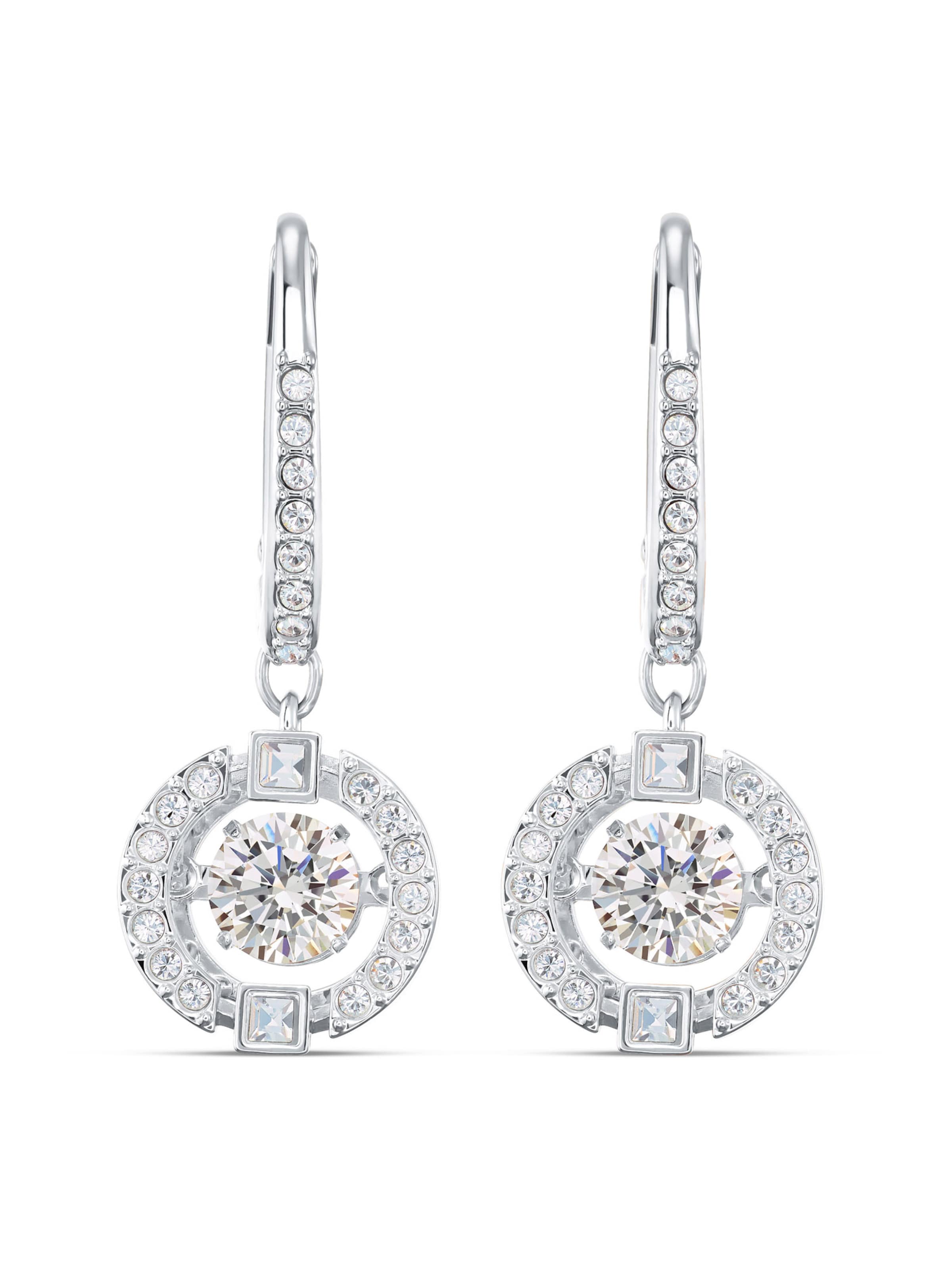 Swarovski Серьги 'Una' в Серебристый: спереди