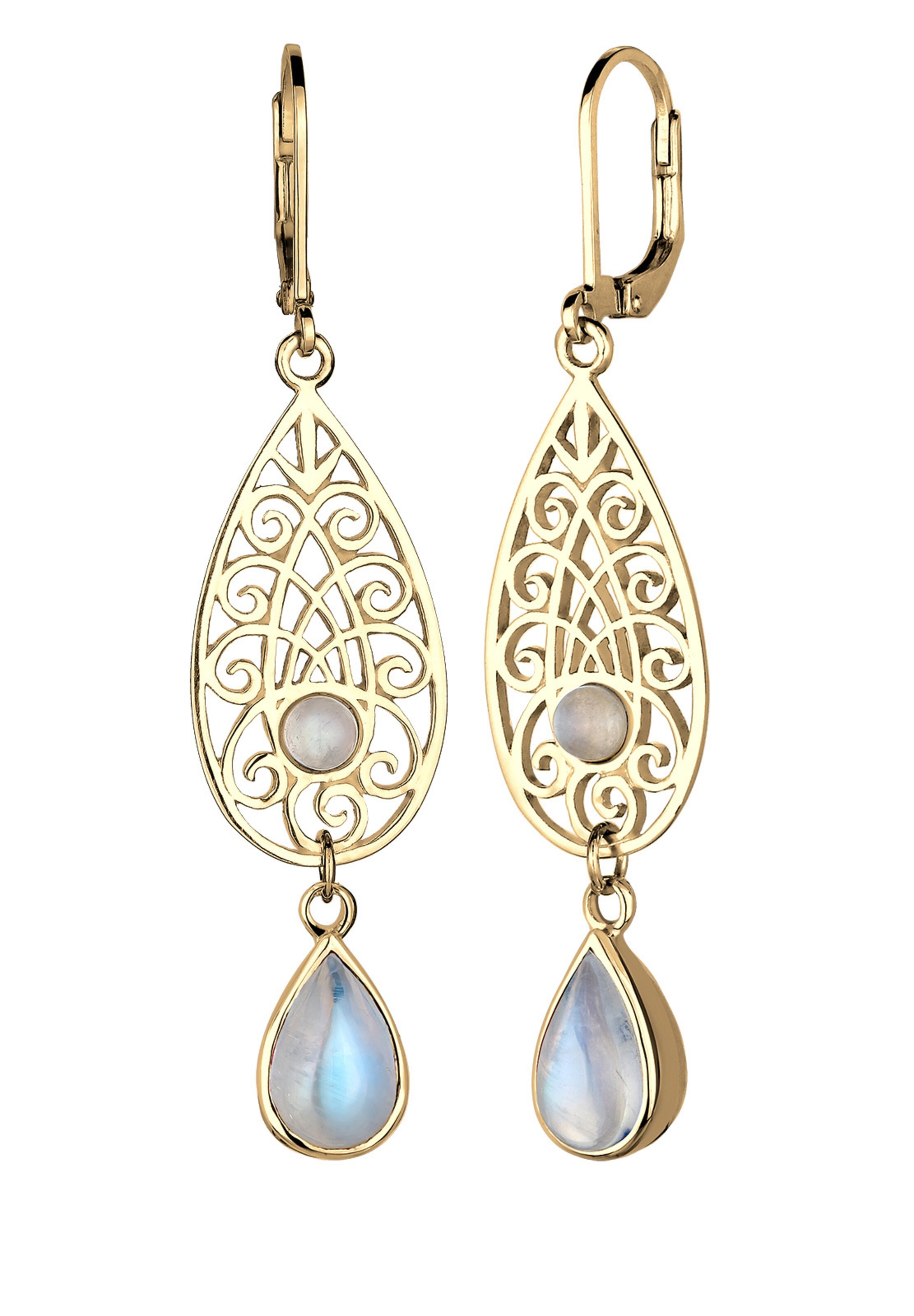 ELLI Ohrringe 'Tropfen' in Gold