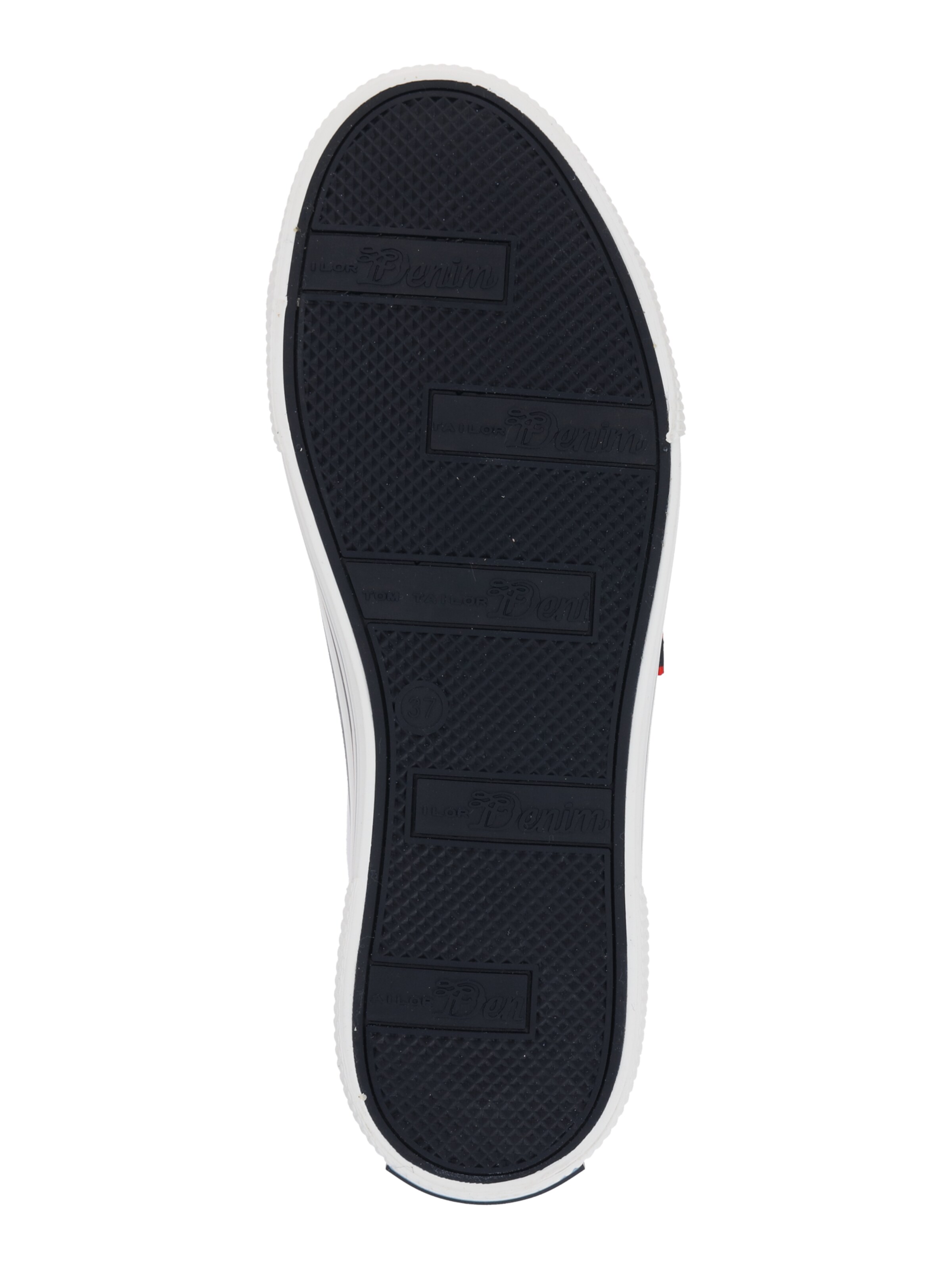 TOM TAILOR Sneakers laag in Wit