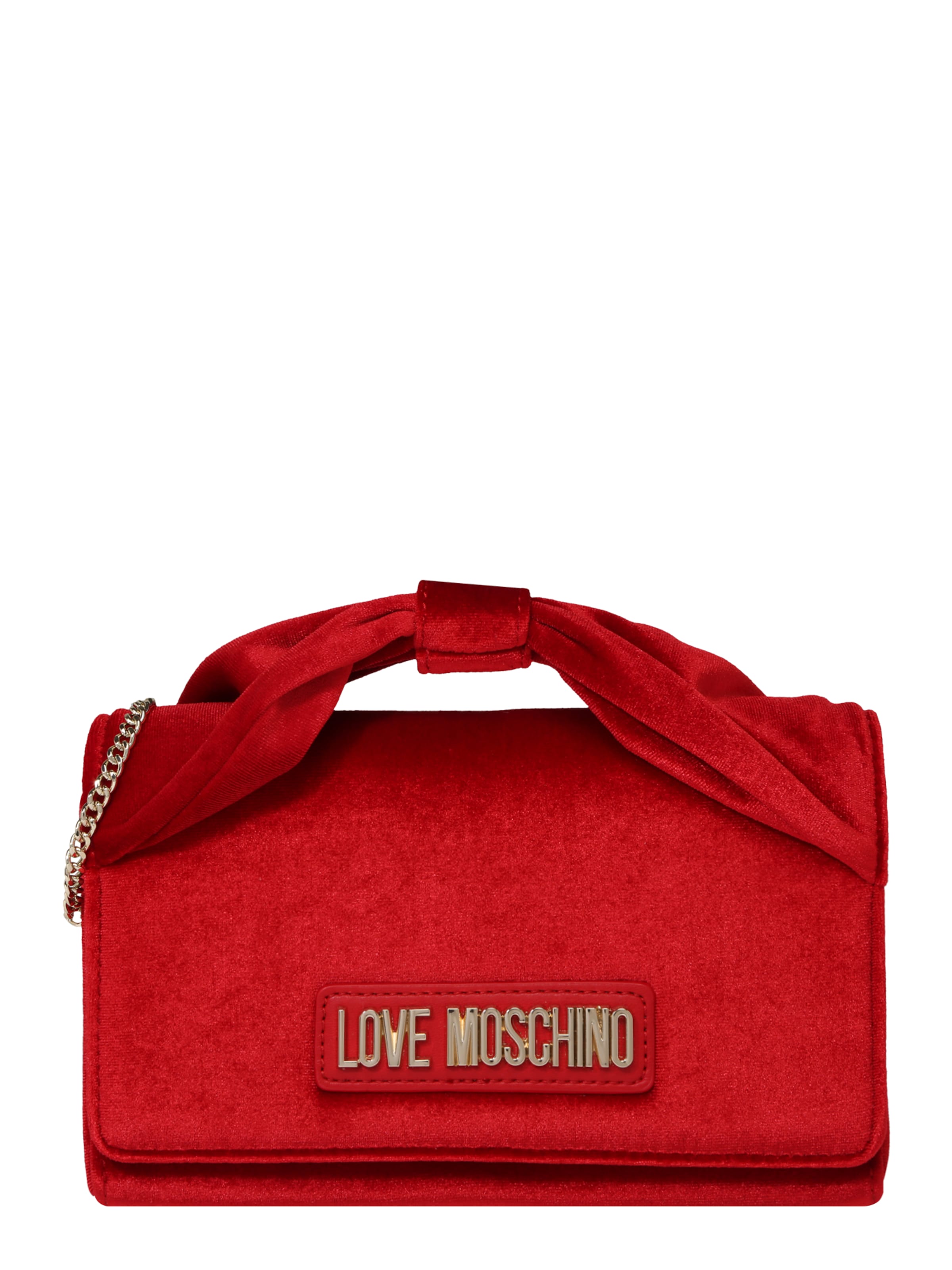 Love Moschino - Handtas 'BORSA VELVET ROSSO' in de kleur Rood