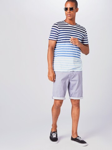 mėlyna Marc O'Polo Standartinis modelis Marškinėliai