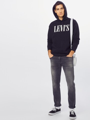 melns LEVI'S ® Sportisks džemperis 'Relaxed Graphic Hoodie'