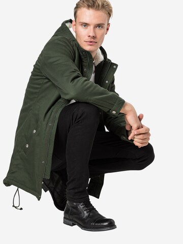 Parka invernale 'Alex' di Only & Sons in verde