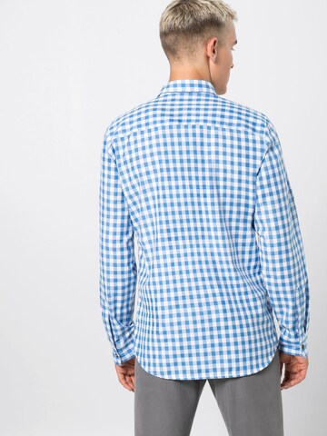 STOCKERPOINT Regular Fit Hemd 'Mitchel' in Blau: Rückseite