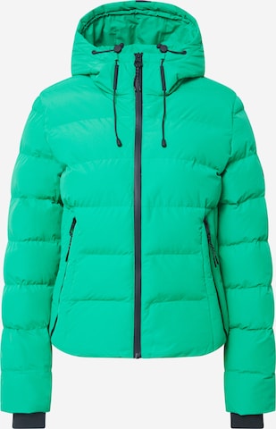 Superdry Zimní bunda – zelená: přední strana