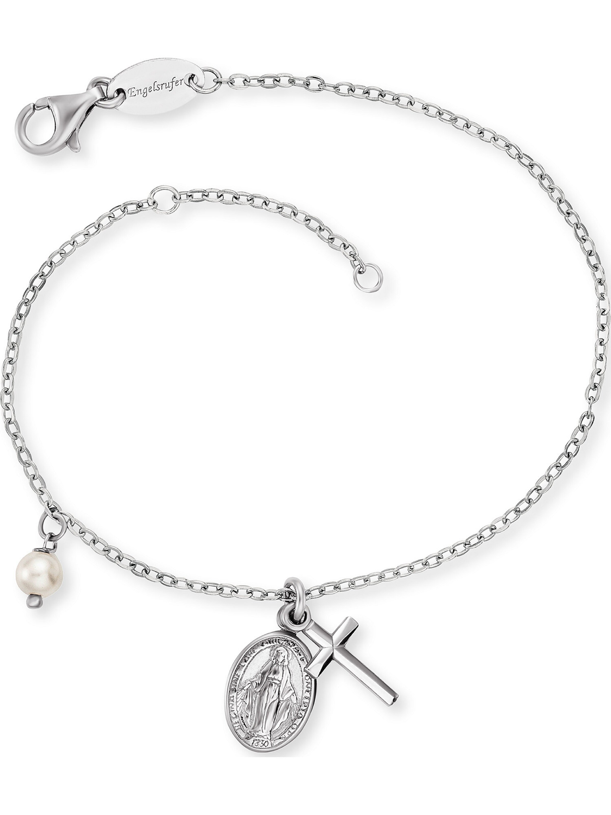 Engelsrufer Armband 'Maria' in Silber: Vorderseite