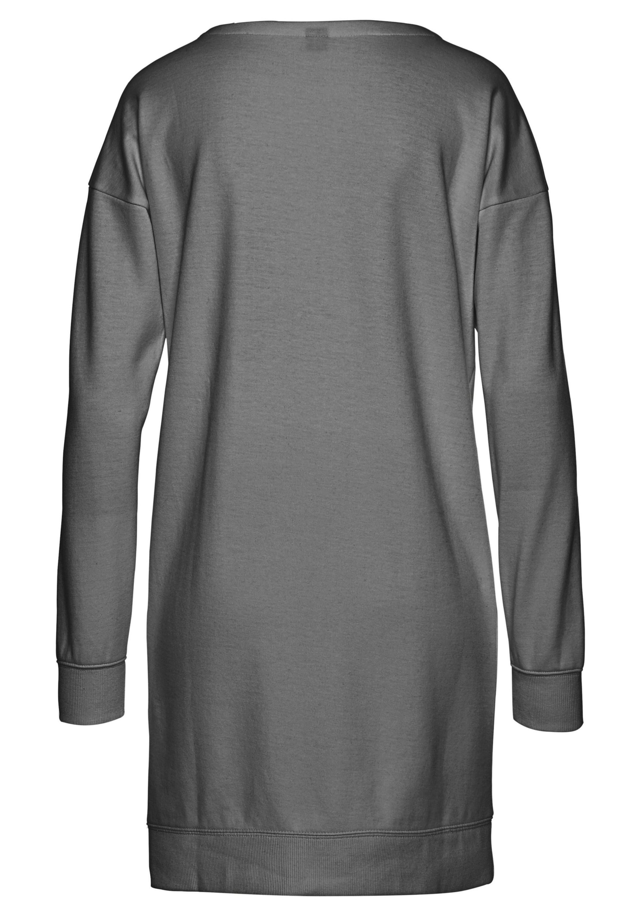 BENCH Sweatkleid in Grau
