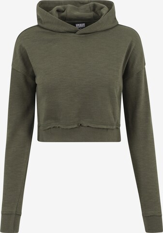 Sweat-shirt Urban Classics en vert : devant