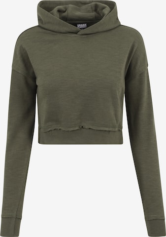 Urban Classics Sweatshirt in Groen: voorkant