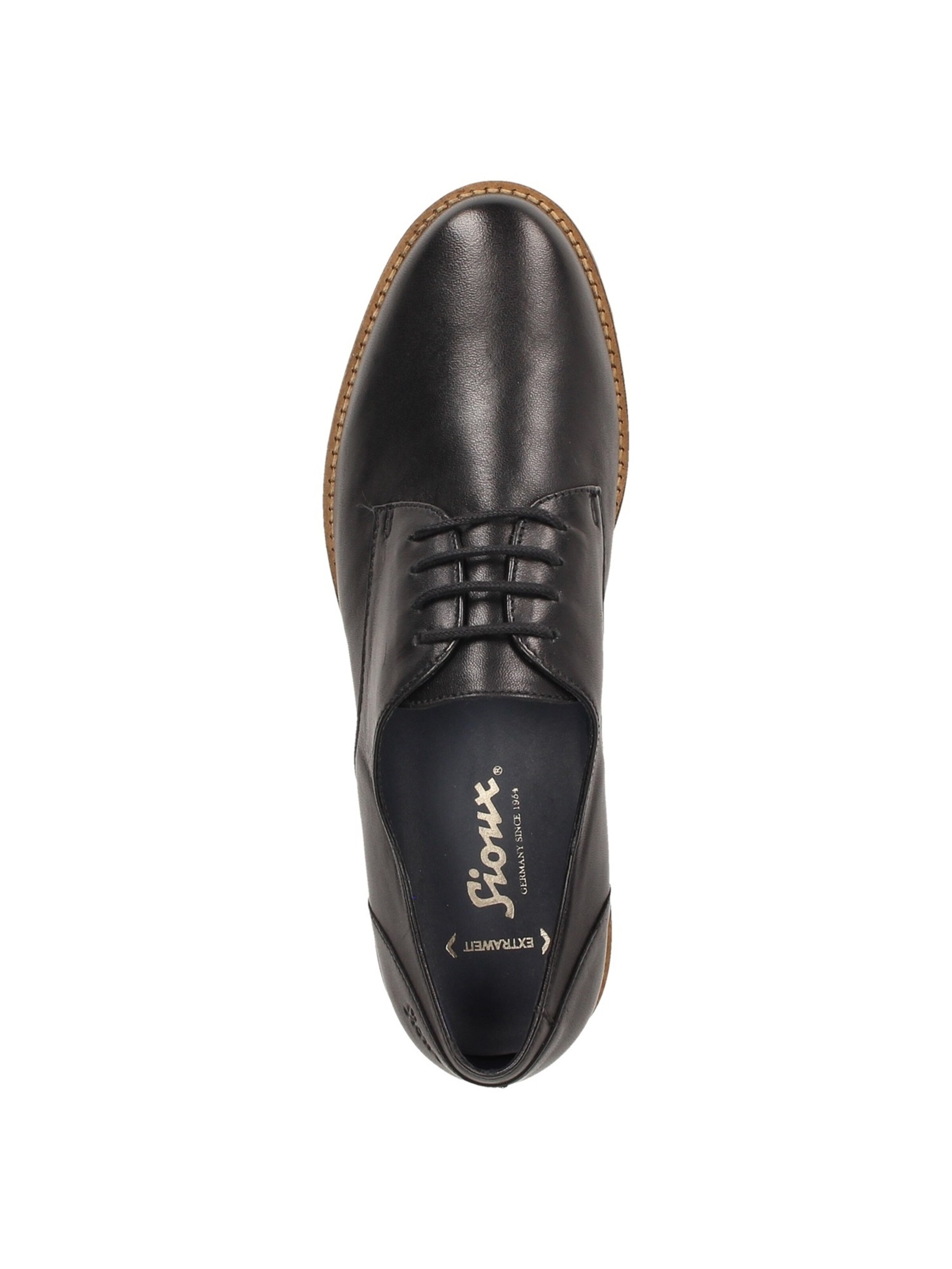 SIOUX Lace-up shoe 'Meredith-700-XL' in Black